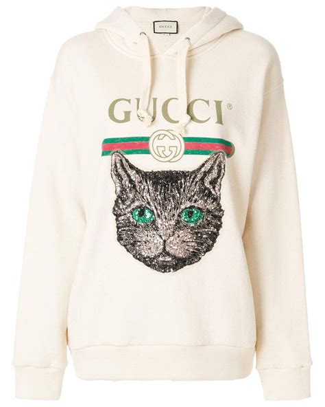 gucci hoodie with cat